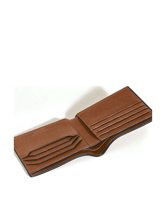 Grain Leder Herrenbrieftasche Tabac Braun