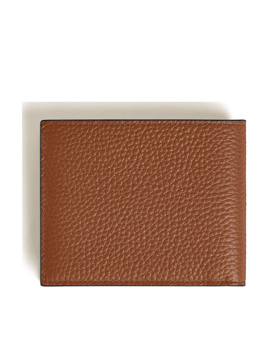 Grain Leder Herrenbrieftasche Tabac Braun