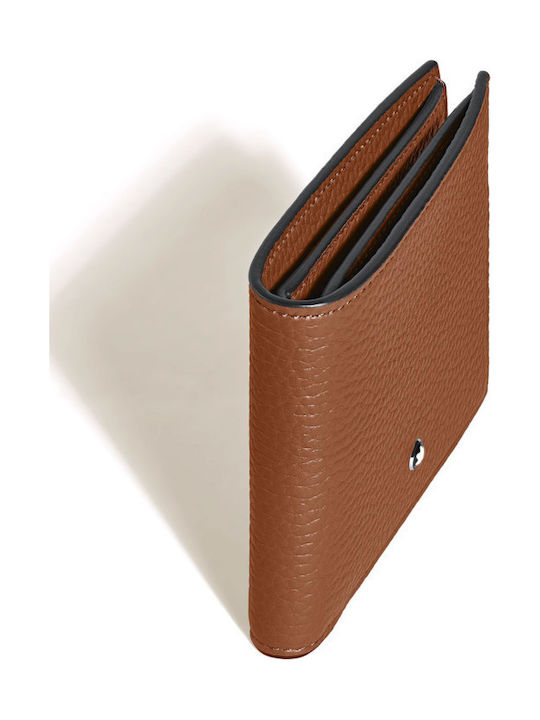 Grain Leder Herrenbrieftasche Tabac Braun