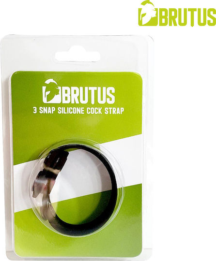 Brutus 3 Snap Curea Din Silicon Pentru Penis