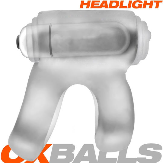 Oxballs Headlight Led Glow Silicone Shaft Holster Clear Ice