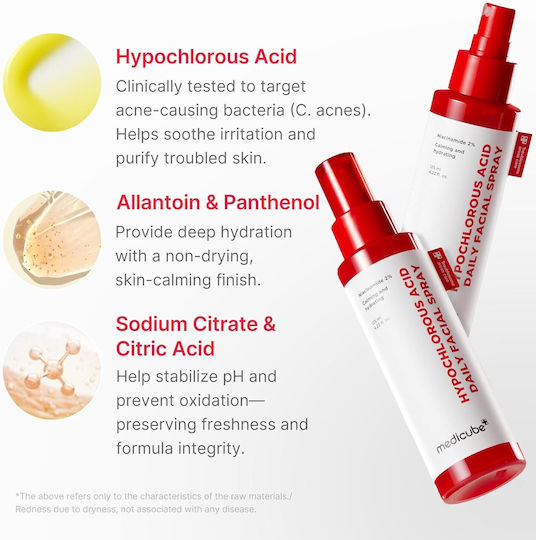 Medicube Acid Face Mist Facial Toner with Niacinamide & Panthenol 125ml