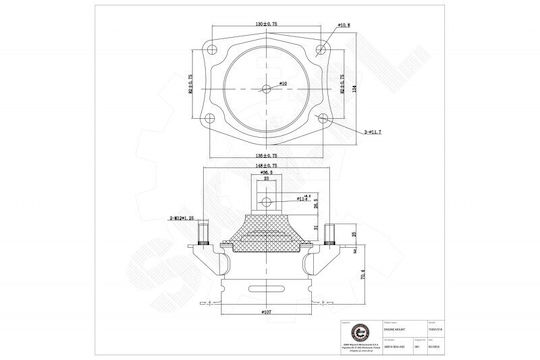 Заден Монтаж За Двигател Honda Accord Vii 50810sdaa02