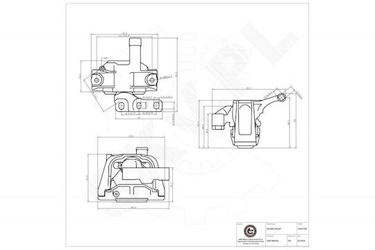 Δεξιό Στήριγμα Κινητήρα Audi Q3 Seat Alhambra Vw Tiguan Sharan 5n0199262e