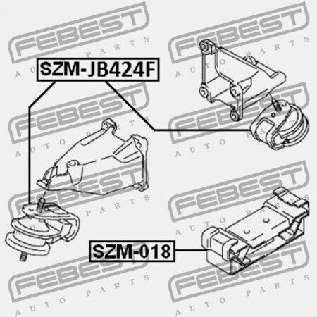 Vorderes Motorhalterung Hydraulisch Für Suzuki Großer Vitara Escudo Jb416 Jb420 Jb627 2006-2014 11610-78k11