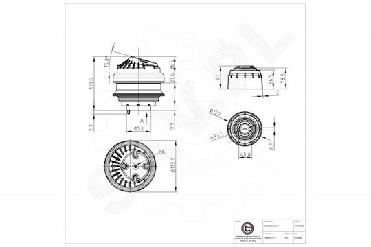 Motorhalterung Mercedes-Benz SLK Links Seite 2202401717