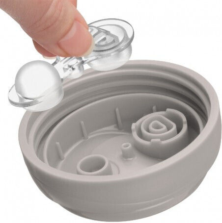 Chicco Cana Pentru Bebeluși Educațională Plastică cu Mânere Gri pentru 6m+ 200ml