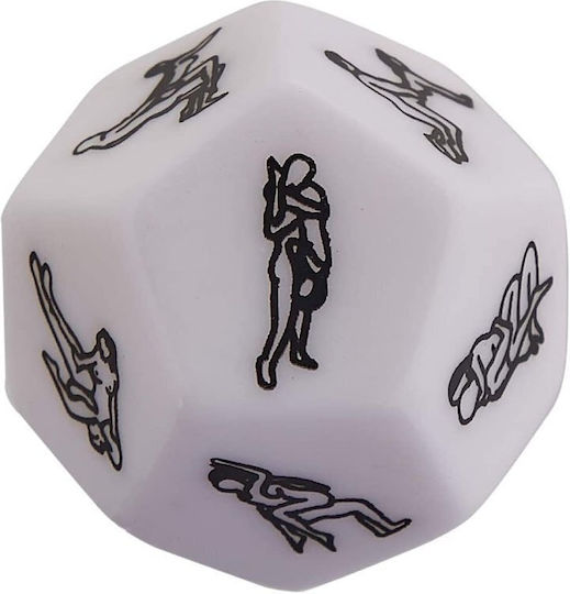 Lucky Lovers Ερωτικό Παιχνίδι Ζαριών SMD-ZS-310-WHITE