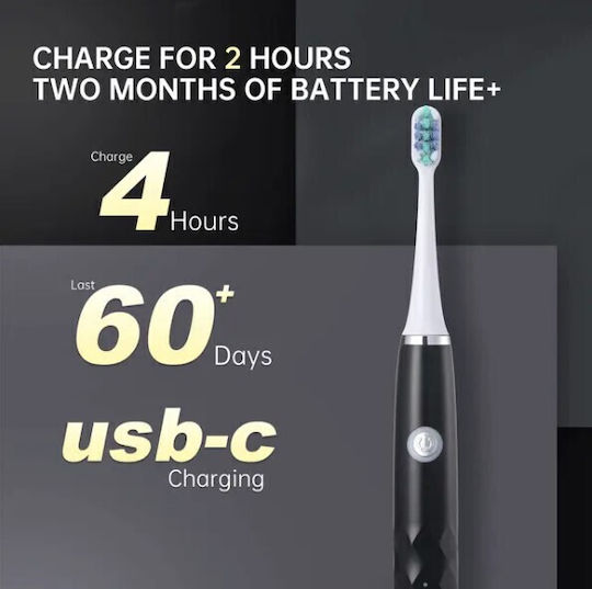 Sonic Periuță de Dinți Electrică BJF3-BLACK Neagră