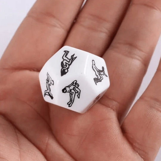 Lucky Lovers Ερωτικό Παιχνίδι Ζαριών SMD-ZS-310-WHITE