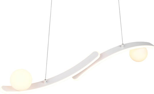 Trio Lighting Napoli Ceiling Light White LED