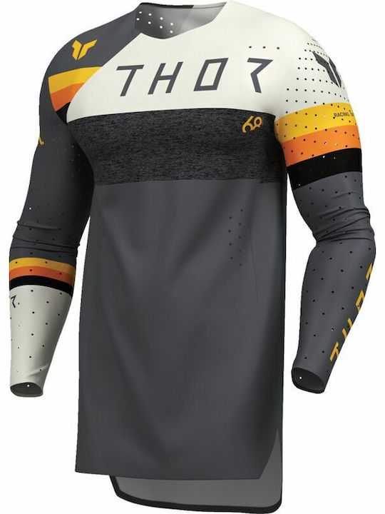 Thor Jersey League Racewear Sportmode Gray Charcoal Gray Polyester
