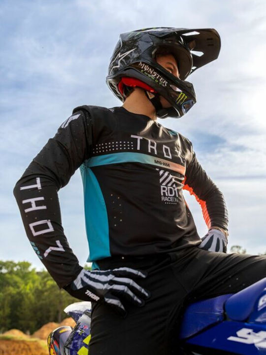 Thor Блуза Synth Racewear Sportmode Черна Polyester