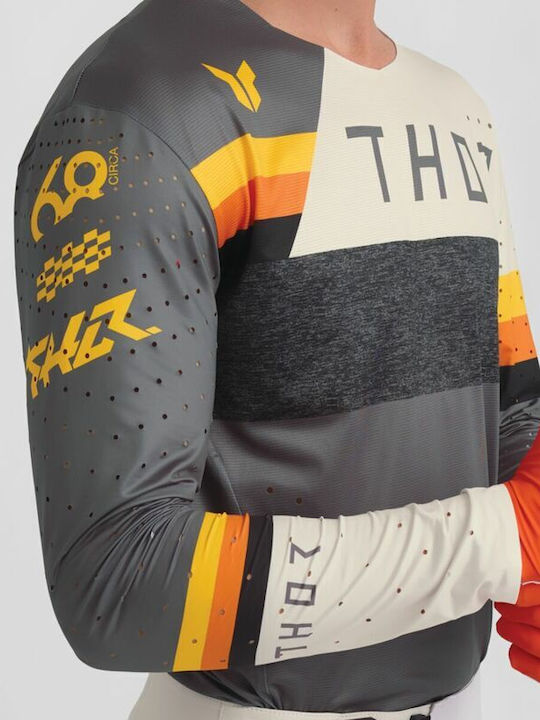 Thor Jersey League Racewear Sportmode Gray Charcoal Gray Polyester