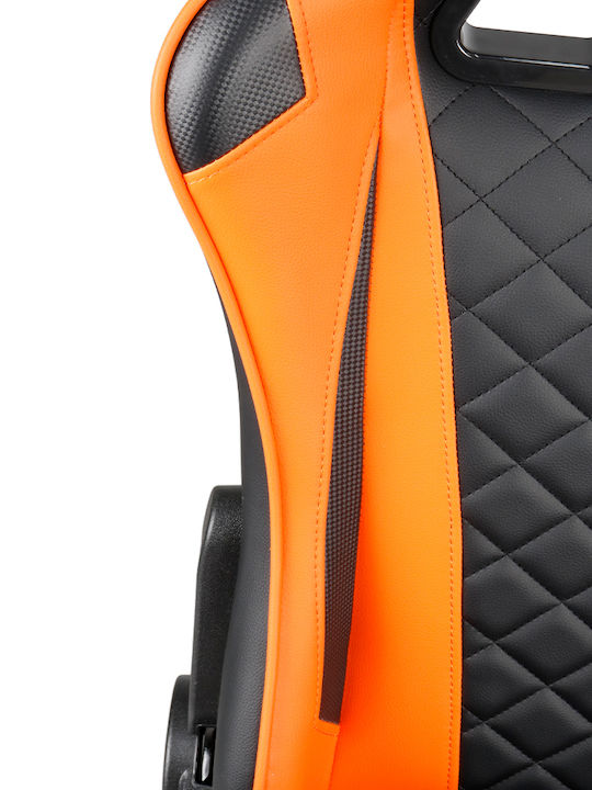 Gembird GC-03-BO Gaming Chair Artificial Leather with Adjustable Arms Black/Orange