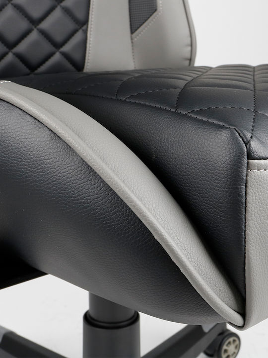 Gembird GC-03-BG Gaming Chair Artificial Leather with Adjustable Arms Black / Grey