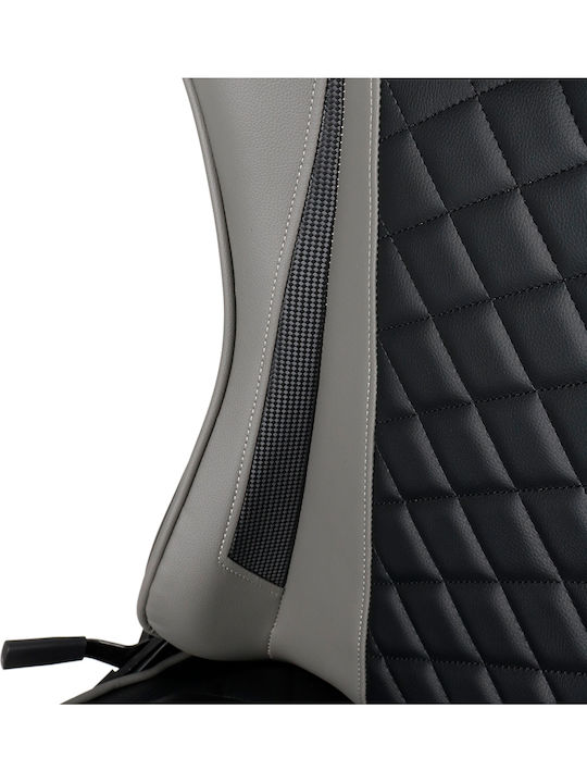 Gembird GC-03-BG Gaming Chair Artificial Leather with Adjustable Arms Black / Grey