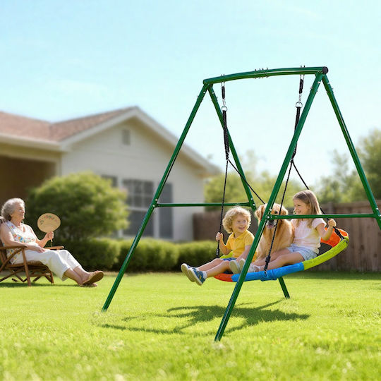 Vevor Hanging Metal Swing Green