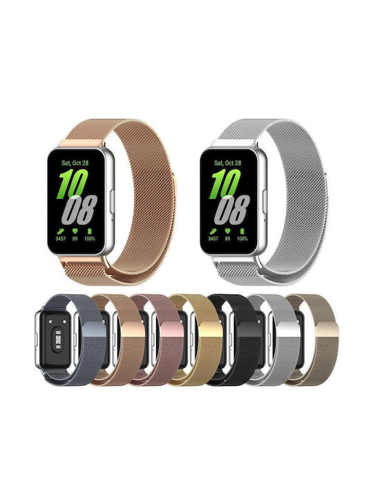 Λουράκι Ανοξείδωτο Ατσάλι Χρυσό (Galaxy Fit3)