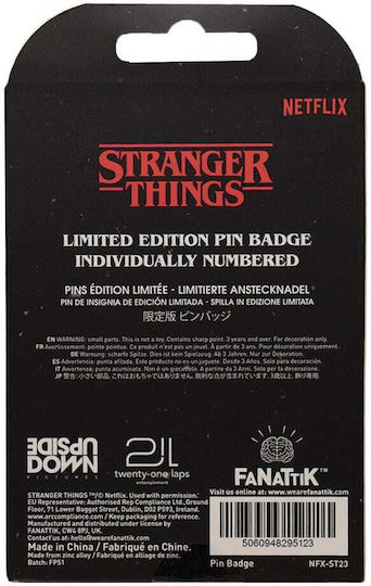 Stranger Things Pin Badge Castle Byers Limited Edition