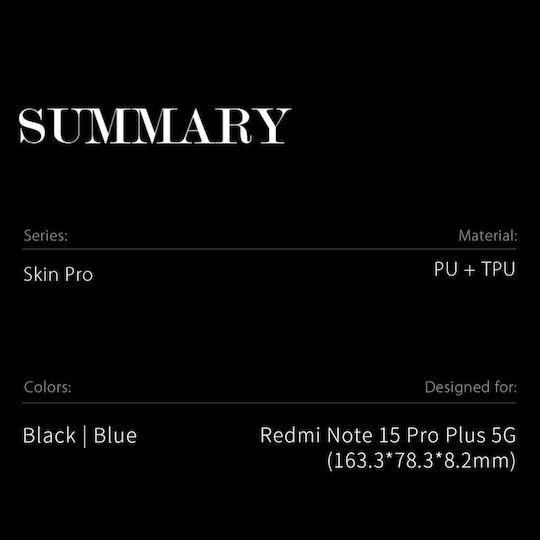 Case Xiaomi Poco M8 Pro 5g Redmi Note 15 Pro+ 5g Dux Ducis Skin Pro Series Flip Wallet Synthetic Leather Pu Tpu Black Wallet Stand