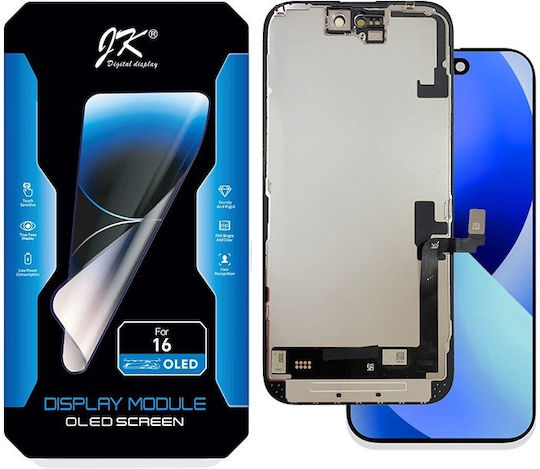 Οθόνη OLED με Μηχανισμό Αφής για iPhone 16 Nokia 6.1 (Μαύρο)