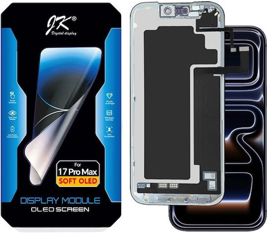 Мобилен OLED Екран със Сензорен Механизъм за iPhone 18 / 17 Pro Max Черен