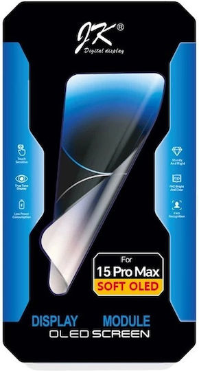 JK Paper OLED Ersatzbildschirm mit Touch-Mechanismus für iPhone 15 Pro Max Schwarz