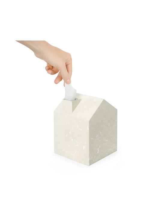 Umbra Plastic Beige Tissue Holder 13x13x17cm 023340-1351