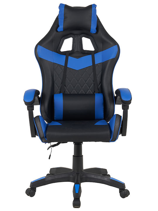 Shally Dogan 02842669 Gaming Chair Artificial Leather with RGB Lighting Blue