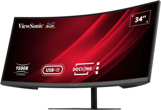 Viewsonic VG3419C-2 Ultrawide VA HDR Curved Monitor 34" QHD 3440x1440 with 3.5ms GTG Response Time