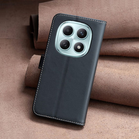 Xiaomi Poco M8 5g Redmi Note 15 5g Redmi Note 15 4g Binfen Case Color Bf17 Flip Wallet Synthetic Leather Pu Tpu Black Wallet Stand