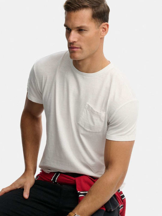 Тениска Classic Pocket Бял