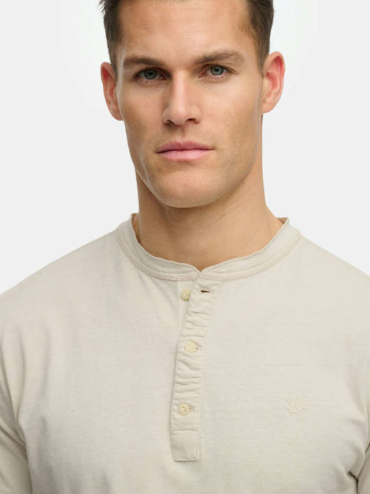 'Grandad' T-shirt Beige