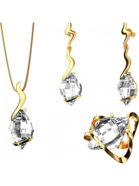 Verorama Schmuckset aus Silber Vergoldet