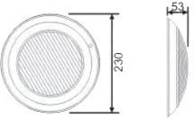 Pool Spotlight with Multicolour (RGB) Light 105.01.80