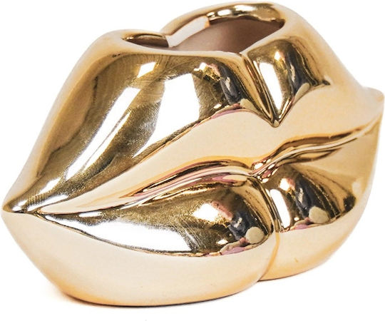 Housevitamin Διακοσμητικό Βάζο Lip Gold