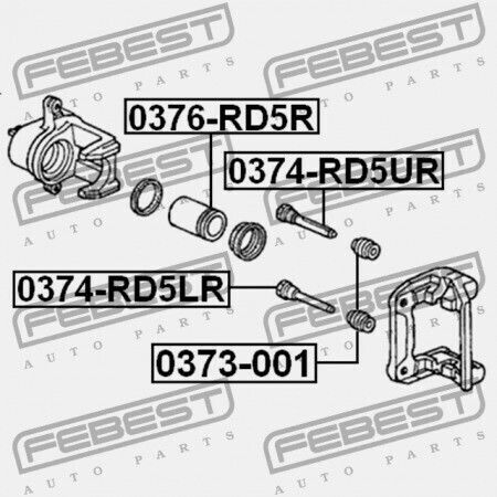 Μπουλόνι Οδηγού Δαγκάνας Πίσω Φρένου Honda Integra 4d Db6 Jp 43235-s84-a51