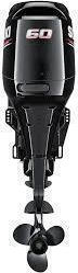 Outboard Engine Suzuki 60 Horsepower Long Black