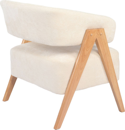 Barton Πολυθρόνα Μπεζ 67x66x74cm