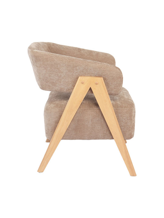 Barton Brown Armchair 67x66x74cm
