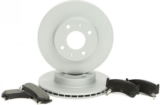 Set Discuri Plăcuțe Frână Partea Din Față Nissan Almera N15 402060m802