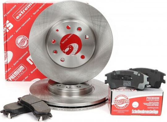Master-Sport Brake Disc Set for Mazda 6 Gg 6 Gy