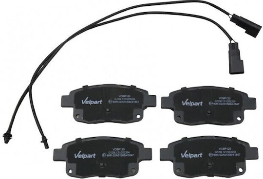 Ford Transit 2006 Back Brake Pads with 2 Sensors