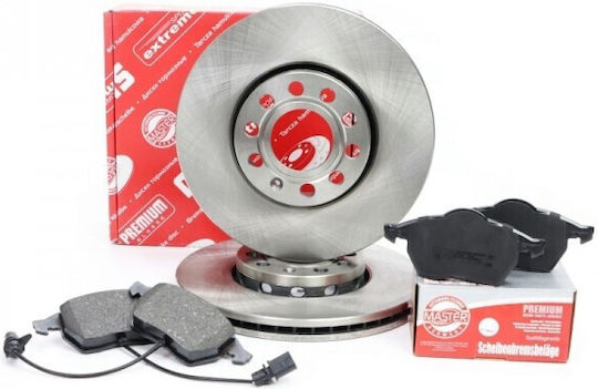 Set Bremsbelag Scheiben Vorderseite Audi A3 8l1 A4 8d2 A4 Avant 8d5 A6 4b2 C5 A6 Avant 4b5 C5 8e0615301r