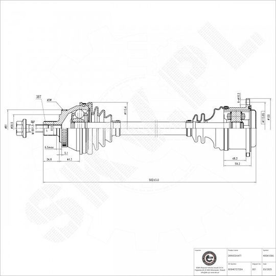 Halimaxion Audi A4 Skoda Hervorragend I Vw Passat Vorne Rechts 8d0407272ea
