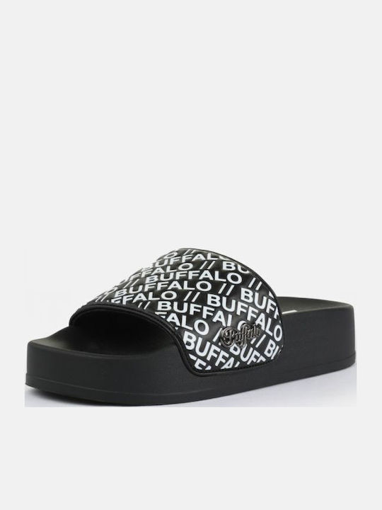 Damen Flache Sandalen Schwarz