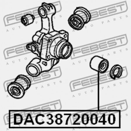 Radlager Hinter Pumpe Honda Stream Almas Rn1 2001-2006 JP 44300-s0e-008