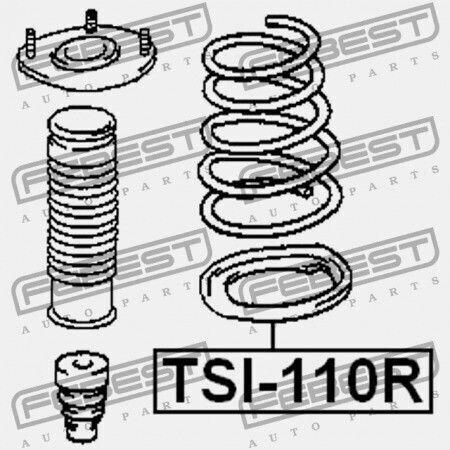 Κάτω Ροδέλα Πίσω Ελατηρίου Toyota Corolla Ae11 Ce11 Ee111 1995.05-2000.08 Jp 48258-02040