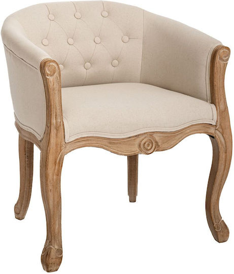 Sessel Samt Grey 61x61x71cm
